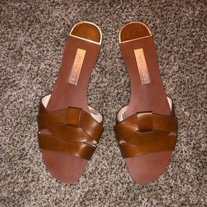 Zara brown sandals sz 8
